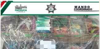Decomisan más de 27 kilos de pirotecnia en Pachuca; hay un detenido
