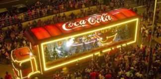 Cuautla celebra el espíritu navideño con la Caravana Coca-Cola