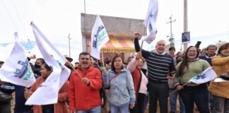 Dan banderazo de inicio a obras de agua potable y alcantarillado en Pachuca