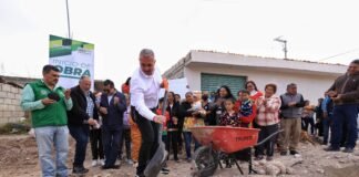 Colonias de Pachuca se benefician con pavimentación hidráulica