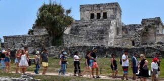 INAH reporta aumento de visitantes en zonas arqueológicas del Tren Maya en 2023
