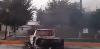 Nuevo León: Queman ambulancias y patrullas tras detención de líder