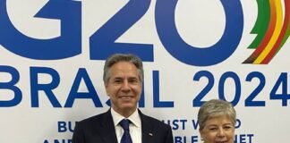 Alicia Bárcena y Antony Blinken se reúnen en Río de Janeiro, en la cumbre G-20