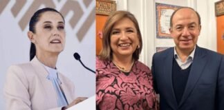 Sheinbaum critica la foto de Xóchitl y Calderón: «Muestra hacia dónde va su política»