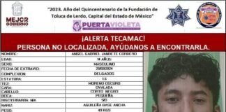 Bloquean la México-Pachuca a la altura de Tecámac por desaparición de Ángel Gabriel Gamboa