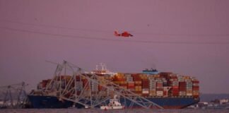 El puente principal de Baltimore es derrumbado por barco carguero