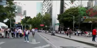 Manifestantes colapsan Reforma e Insurgentes
