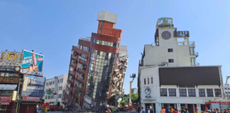 Potente terremoto en Taiwán; 9 muertos, 800 heridos y edificios colapsados