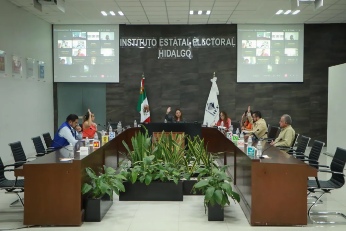 Aprueba IEEH incorporación de resultados al PREP del voto de las personas en prisión preventiva y voto anticipado.