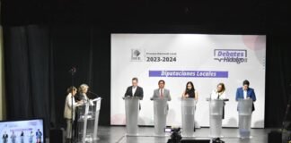 Elecciones 2024: Se lleva a cabo el primer debate de candidatos a diputaciones locales