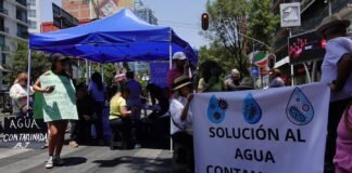 Ni para consumo, lavado o mascotas, así el agua en la Benito Juárez