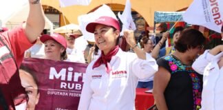 Mirna Rubio y Mónica Reyes en campaña realizan ‘megabrigadeo’