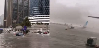 Fuertes lluvias azotan Emiratos Árabes incluido Dubái; cancelan vuelos