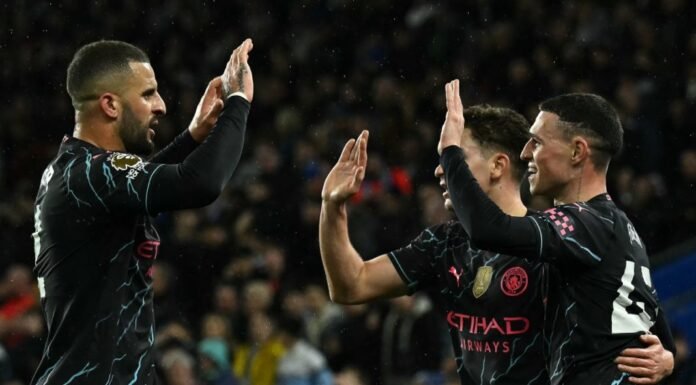 Manchester City golea al Brighton en la Premier League