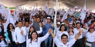 Alhely Medina refrenda su compromiso con el pueblo en su cierre de campaña