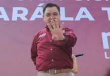 Andrés Velázquez agradeció al pueblo que lo acompañó en su cierre de campaña