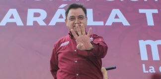 Andrés Velázquez agradeció al pueblo que lo acompañó en su cierre de campaña