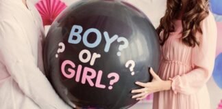 Explosiva celebración de revelación de género; ¡Se incendia el futuro papá!