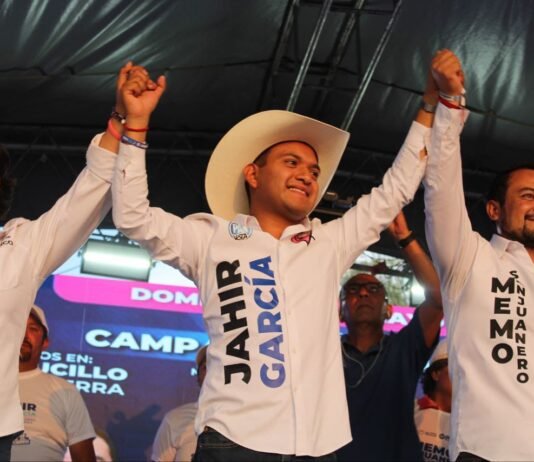 Jahir García cierra campaña y reitera sus 10 ejes de acción para Mineral de la Reforma