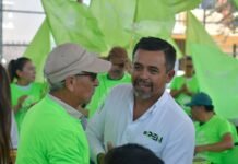 Rubén Escalante logra un gran cierre de campaña en el distrito 12