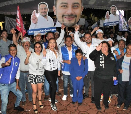 Colonias de Mineral de la Reforma respaldan a Memo Sanjuanero