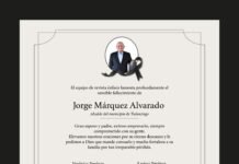 Esquela Jorge Márquez Alvarado