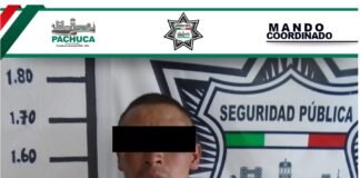 Policía de Pachuca detiene a hombre por robo de autopartes en el Palmar