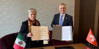 México y Suiza firman acuerdo para Protección Consular en Ecuador