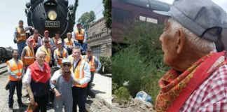 Conmovedora historia del reencuentro de Don Manuel con la locomotora de vapor ‘La Emperatriz’