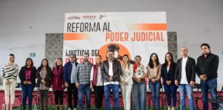Mirna Rubio participa en la Asamblea informativa de la Reforma al Poder Judicial
