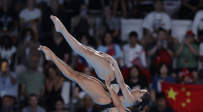 Ale Orozco y Gaby Agúndez finalizan en quinto lugar de Clavado Sincronizado