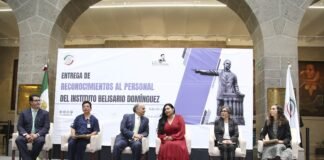 Reconocen al personal del Instituto Belisario Domínguez