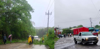 Bloqueos en Jaltocán y Orizatlán por suspensión energía eléctrica