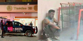 Sujeto intenta prender fuego a empleados en asalto a tienda 3B de Pachuca