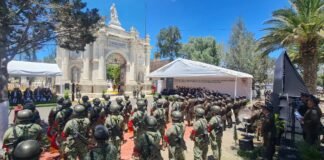 Colocan restos de Clara Krause Sánchez, esposa de Felipe Ángeles en el panteón municipal de Pachuca