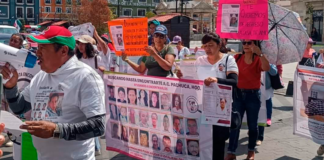 Marchan en Pachuca por víctimas de desapariciones forzadas