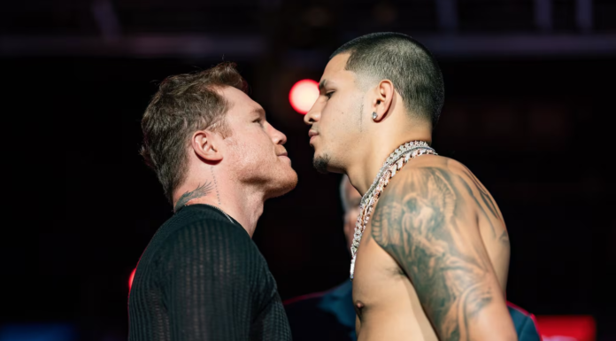 ‘Canelo’ Álvarez y Edgar Berlanga cumplen pesaje y se alistan para su pelea en Las Vegas