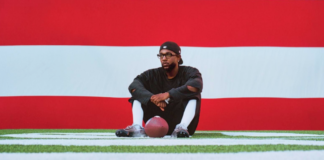 Kendrick Lamar en el medio tiempo del Super Bowl LIX