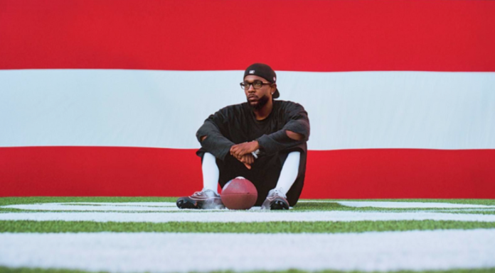 Kendrick Lamar en el medio tiempo del Super Bowl LIX