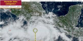 ¡Alerta! tormenta tropical John ya es Huracán categoría 1