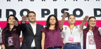 Luisa María Alcalde, rinde protesta como presidenta de Morena