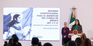 Sheinbaum destaca la constitucionalización de los programas de bienestar