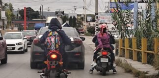 Advertencia terrorífica en Ixmiquilpan: «Usa el casco», de lo contrario ofrecen servicios funerarios