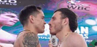 Todo listo para la pelea entre el Chino Rodríguez y Omar Chávez este sábado en Pachuca