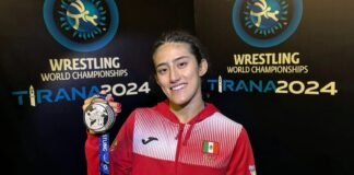 ¡Subcampeona mundial! La hidalguense Zeltzin Hernández consigue la de plata en el Mundial de Luchas Asociadas
