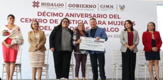 Conmemoran el X aniversario del Centro de Justicia para Mujeres