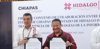 Chiapas e Hidalgo acuerdan impulsar la innovación tecnológica