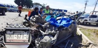 Fatal accidente en la México-Pachuca; muere conductor de audi