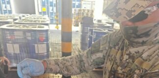 Semar asegura más de 25 toneladas de precursores químicos