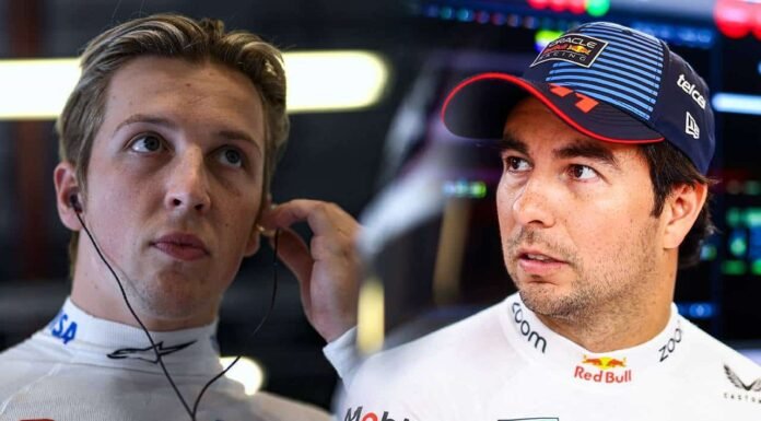 Lawson habla sobre cómo será sustituir a Checo Pérez en Red Bull